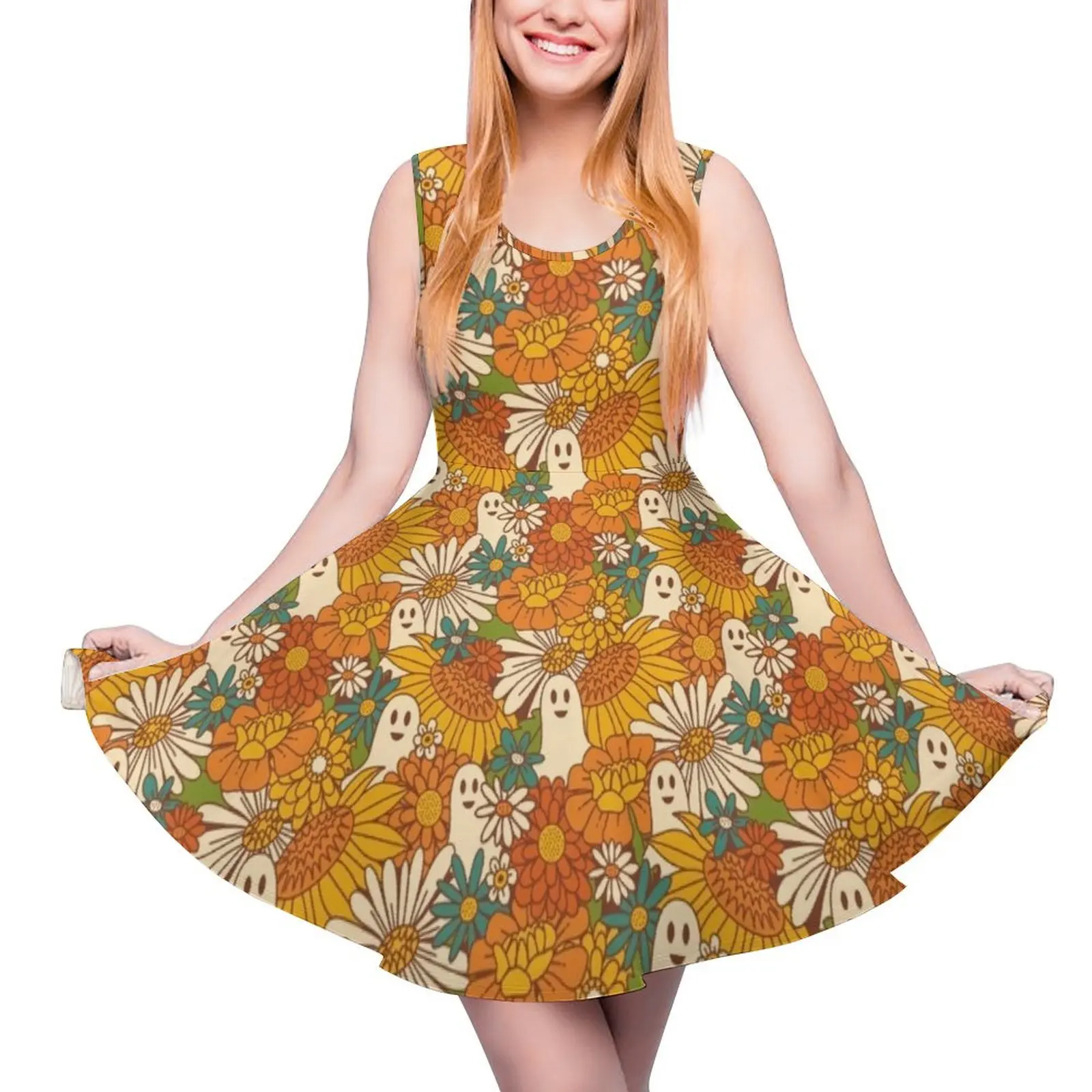 70s Boo Floral - Harvest Sleeveless Dress women"s clothing trend 2024 summer dresses
70s Boo Floral - Harvest Sleeveless Dress women"s clothing trend 2024 summer dresses