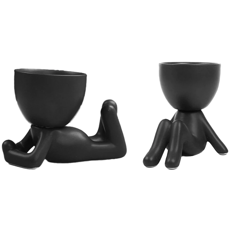 Black Modern Ceramic Flower Pot, Cute Desk Decoration Desk Plant Feminine Office Decoration
Black Modern Ceramic Flower Pot, Cute Desk Decoration Desk Plant Feminine Office Decoration