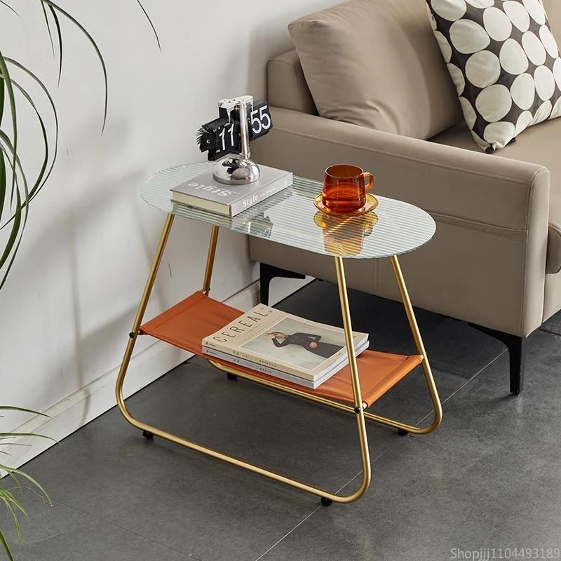 Side Table Modern Glass End Table with Gold Frame, Multi-Functional for Sofa Small Spaces
Side Table Modern Glass End Table with Gold Frame, Multi-Functional for Sofa Small Spaces