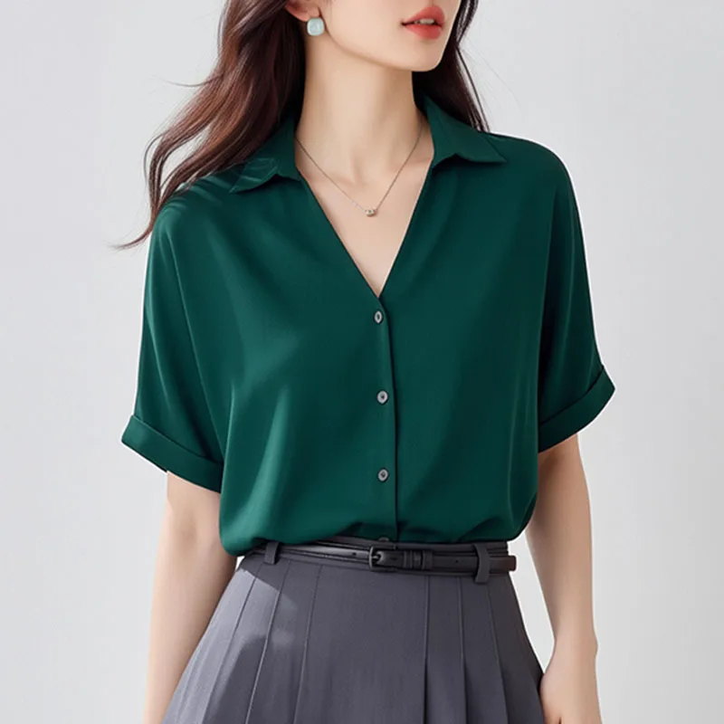 New Summer Turn Down Collar Women Shirt Blouse Short Sleeve Shirt Blouse Women Tops Shirts Blusas Para Mujer Camisas 2026 Q4216
New Summer Turn Down Collar Women Shirt Blouse Short Sleeve Shirt Blouse Women Tops Shirts Blusas Para Mujer Camisas 2026 Q4216