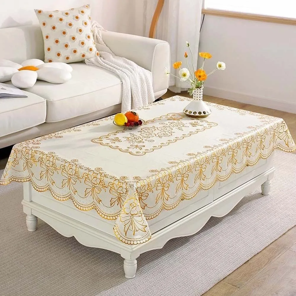 Прямоугольная скатерть с позолоченным тиснением, гладкая вечерние принадлежности, скатерть для стола, противоскользящая, с защитой от брызг воды, защитный чехол для стола
Прямоугольная скатерть с позолоченным тиснением, гладкая вечерние принадлежности, скатерть для стола, противоскользящая, с защитой от брызг воды, защитный чехол для стола