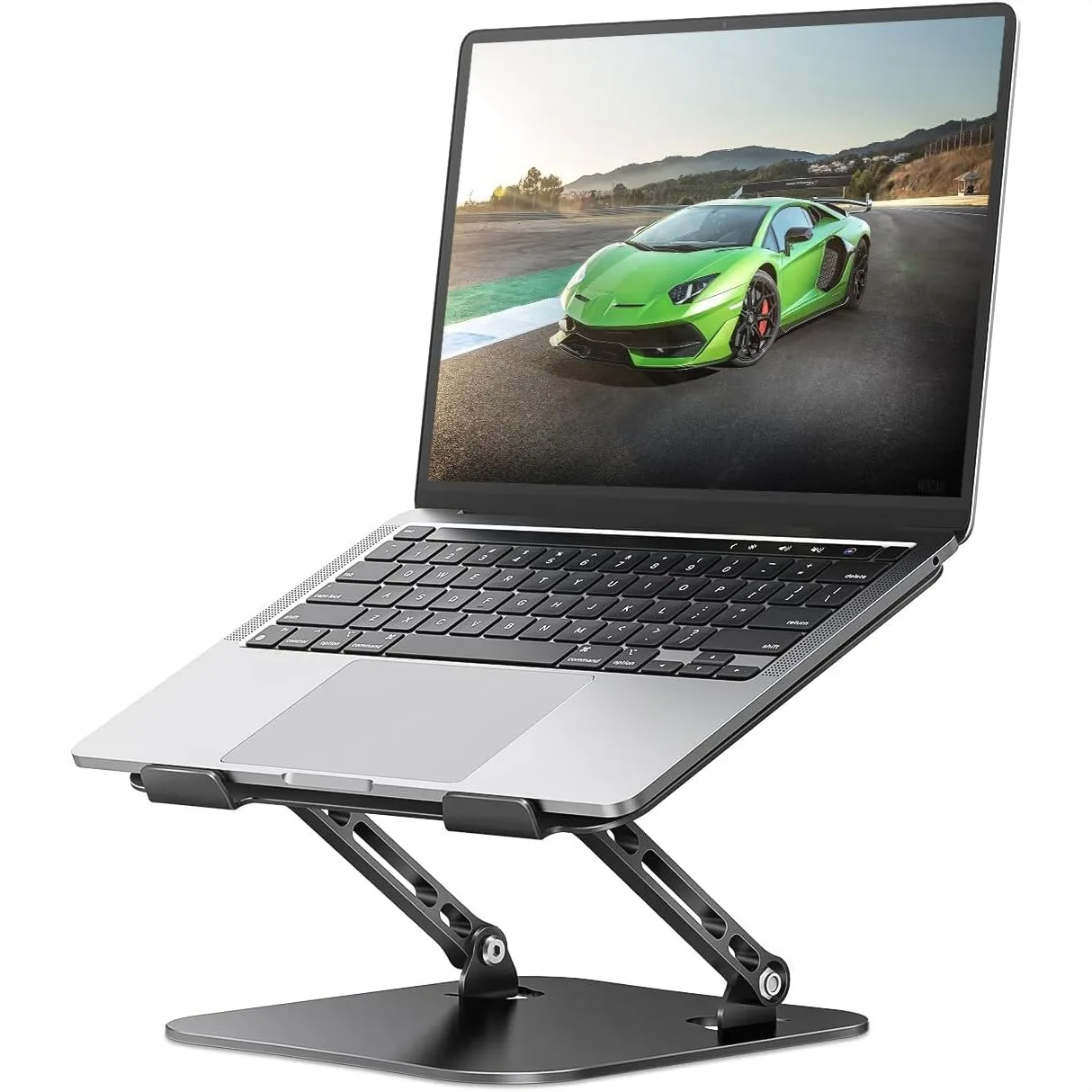 Adjustable Laptop Stand for Desk, Foldable Ergonomic Aluminum Holder with Ventilation for 11-16" Laptops, Lightweight 500g
Adjustable Laptop Stand for Desk, Foldable Ergonomic Aluminum Holder with Ventilation for 11-16" Laptops, Lightweight 500g