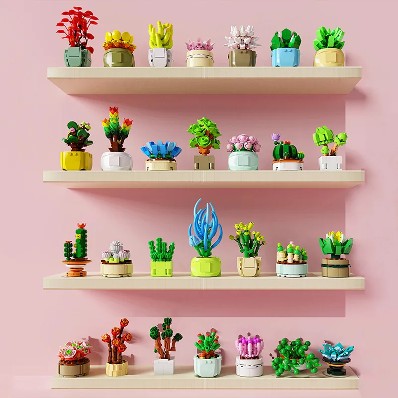 New Plant Potted Building Block Assembly Handmade 3D Puzzle for Children's puzzle Small Particle Gift Toy DIY Handmade
New Plant Potted Building Block Assembly Handmade 3D Puzzle for Children's puzzle Small Particle Gift Toy DIY Handmade