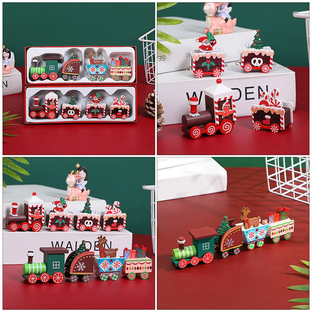 Holiday Wood Train Ornaments 2pcs Set Christmas Wooden Decorations for Kids Xmas Tree Mini Train Gift Santa Theme Adornment
Holiday Wood Train Ornaments 2pcs Set Christmas Wooden Decorations for Kids Xmas Tree Mini Train Gift Santa Theme Adornment