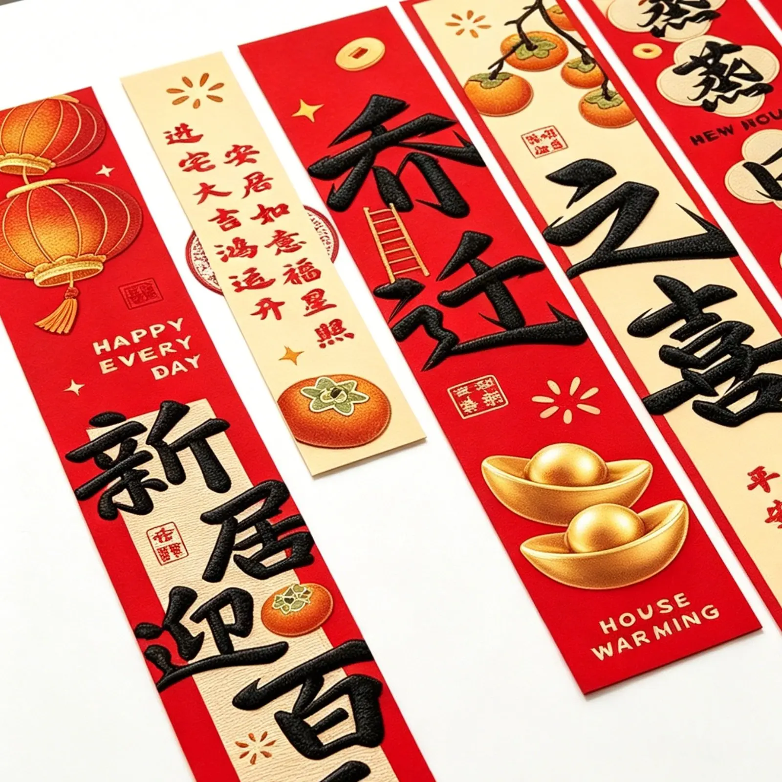 Chinese Housewarming Banner Set Festive Atmosphere Red Door Couplet Kit Asian Moving-in Decoration Long-Lasting Textile
Chinese Housewarming Banner Set Festive Atmosphere Red Door Couplet Kit Asian Moving-in Decoration Long-Lasting Textile