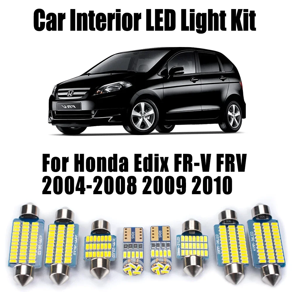 10Pcs Canbus For Honda Edix FR-V FRV 2004 - 2008 2009 2010 Car LED Interior Dome Reading Luggage Number Plate Bulbs Light Kit
10Pcs Canbus For Honda Edix FR-V FRV 2004 - 2008 2009 2010 Car LED Interior Dome Reading Luggage Number Plate Bulbs Light Kit