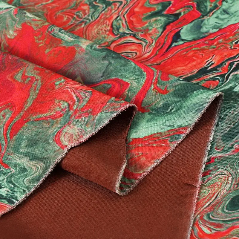 Bright red ancient-style printed Hanfu and cheongsam fabric acetate satin clothing geometric printing
Bright red ancient-style printed Hanfu and cheongsam fabric acetate satin clothing geometric printing