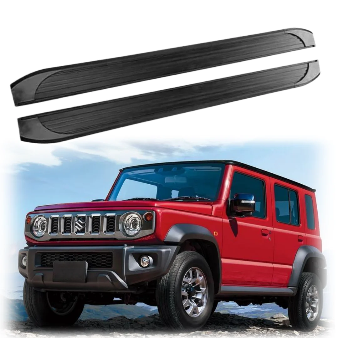 2PCS Aluminium Fixed Side Step Running Board Nerf Bar Pedal Step Bars Protector for Suzuki Jimny JB74 5-Door 2019-2023 2024 2025
2PCS Aluminium Fixed Side Step Running Board Nerf Bar Pedal Step Bars Protector for Suzuki Jimny JB74 5-Door 2019-2023 2024 2025