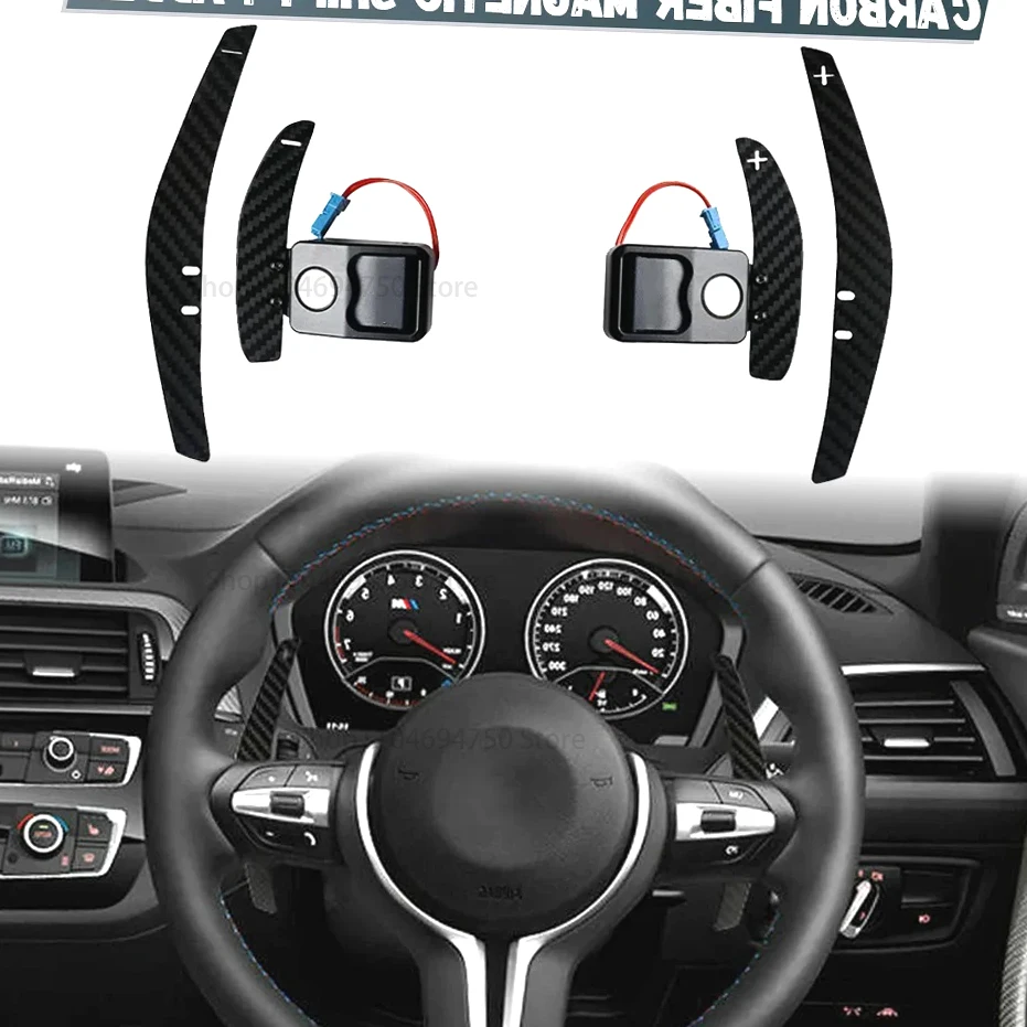 For BMW F20 F21 F30 F31 F32 F34 F01 F07 F48 F25 F26 F15 F16 G20 G21 G30 G38 magnetic carbon fiber paddle shifter 
For BMW F20 F21 F30 F31 F32 F34 F01 F07 F48 F25 F26 F15 F16 G20 G21 G30 G38 magnetic carbon fiber paddle shifter