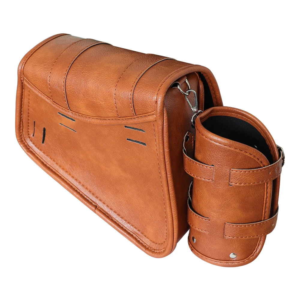 Universal Retro Motorcycle Saddlebag Throwover Saddlebags PU Leather Side Gear Bag with Cup WP Storage Tool Bag for Harley Moto
Universal Retro Motorcycle Saddlebag Throwover Saddlebags PU Leather Side Gear Bag with Cup WP Storage Tool Bag for Harley Moto