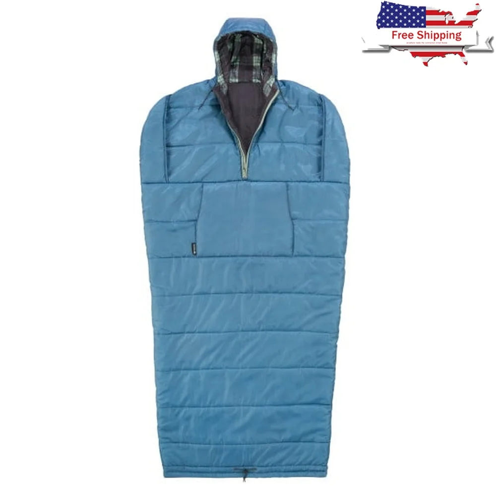 50 Degree Wearable Sleeping Bag Water Resistant Soft Insulated Poncho Camping Outdoor Adventure Comfortable Design Quick Access
50 Degree Wearable Sleeping Bag Water Resistant Soft Insulated Poncho Camping Outdoor Adventure Comfortable Design Quick Access