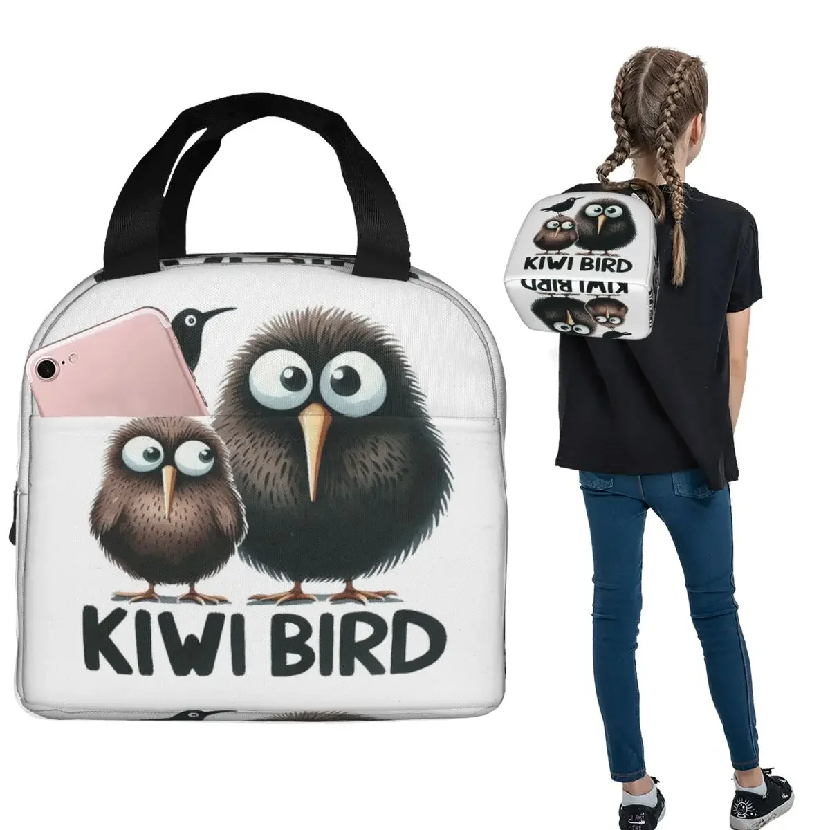 Термосумка для обедов Kiwi Bird для женщин и детей, герметичные контейнеры для еды, термосумка-тоут для обедов
Термосумка для обедов Kiwi Bird для женщин и детей, герметичные контейнеры для еды, термосумка-тоут для обедов