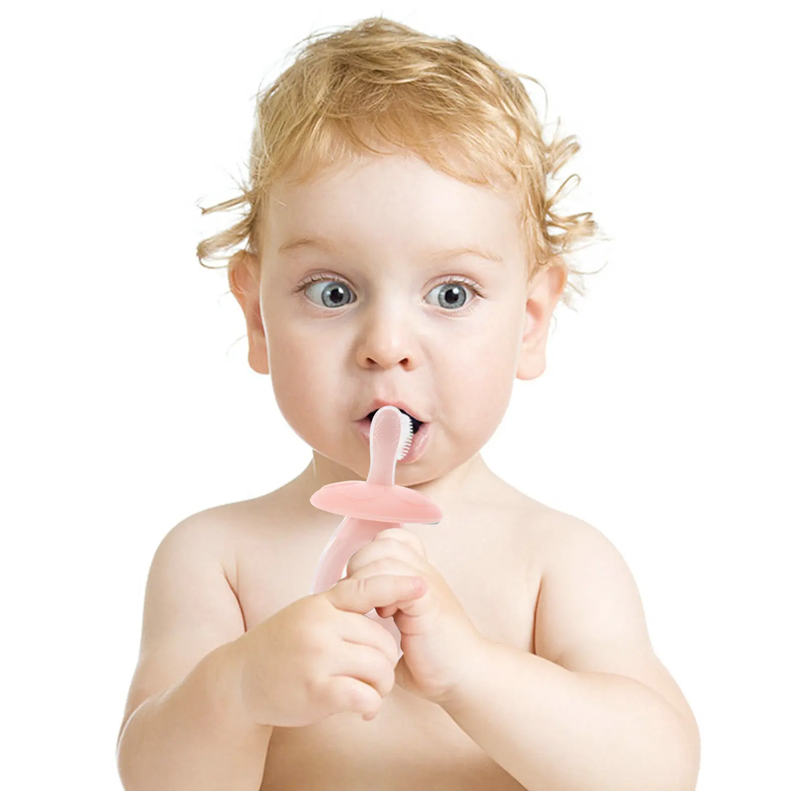 1Set Baby Silicone Toothbrush for Infants Soft Bristles Training Toothbrush with Short Handle Lightweight Portable
1Set Baby Silicone Toothbrush for Infants Soft Bristles Training Toothbrush with Short Handle Lightweight Portable