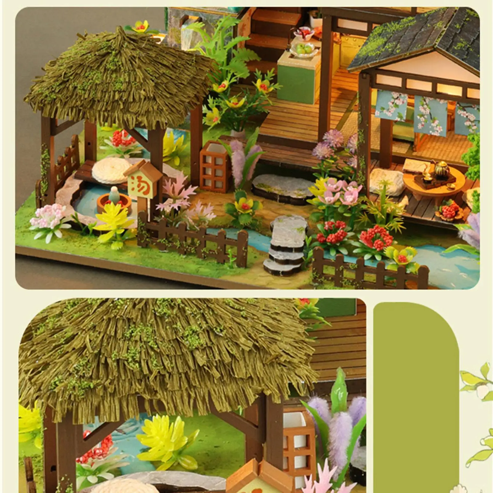 DIY Miniature Dollhouse Kits with Funiture DIY Crafts Miniature Garden House
DIY Miniature Dollhouse Kits with Funiture DIY Crafts Miniature Garden House