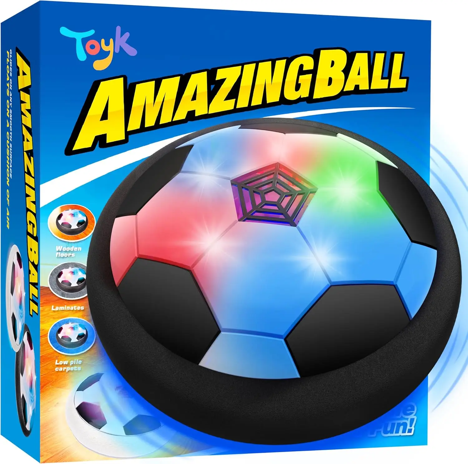 LED Hover Soccer Ball Indoor Outdoor Game for Kids 3-12 Years Old
LED Hover Soccer Ball Indoor Outdoor Game for Kids 3-12 Years Old