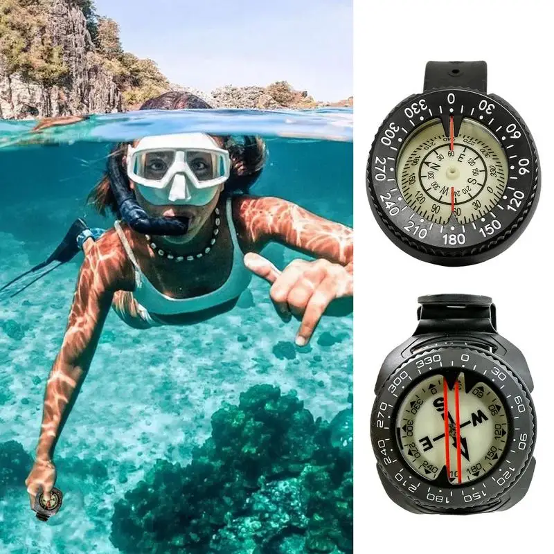 Dive Compass 50m Underwater Navigation Tool Portable Precise Luminous Compass For Backpacking Kayak Orienteering Diving Survival
Dive Compass 50m Underwater Navigation Tool Portable Precise Luminous Compass For Backpacking Kayak Orienteering Diving Survival