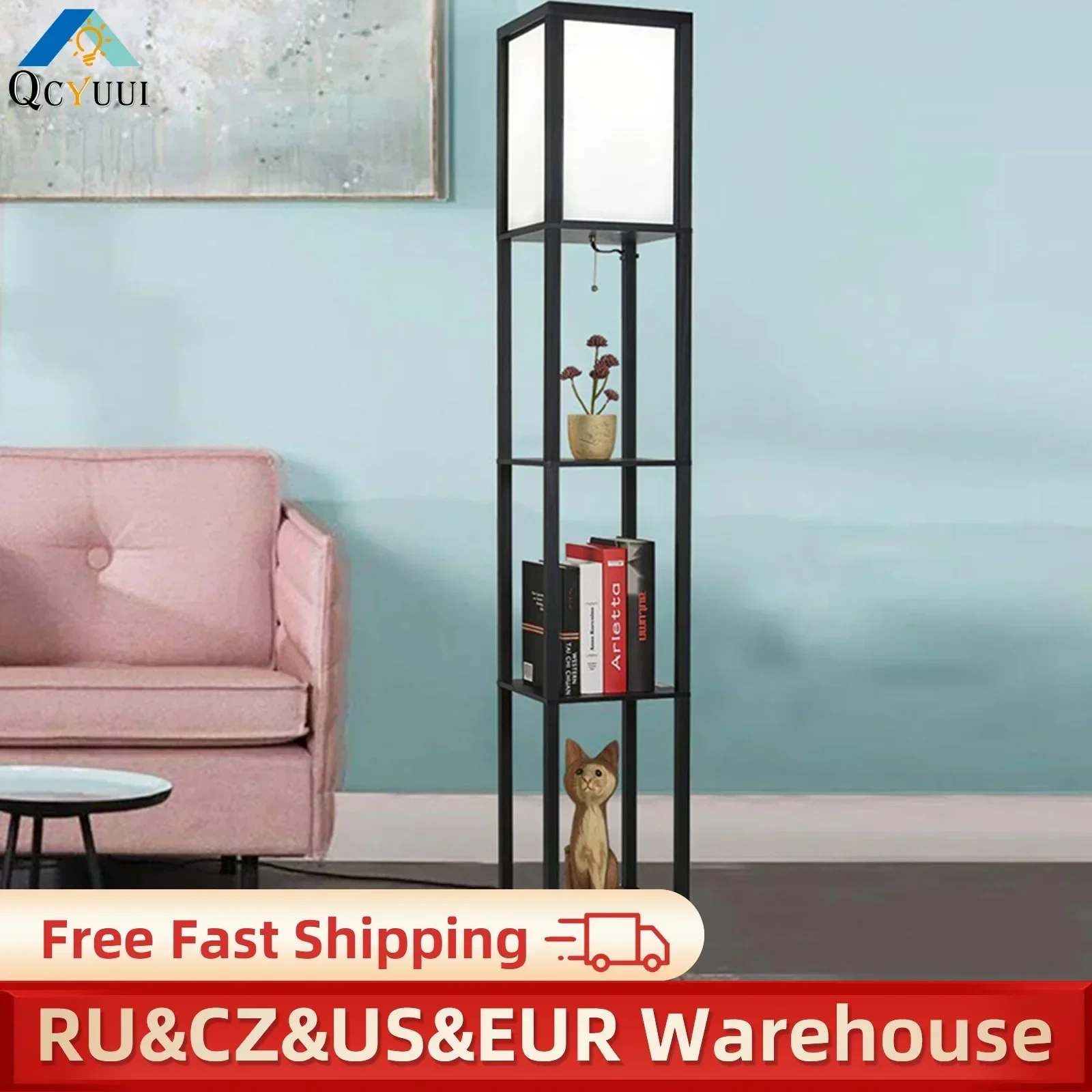 Ganeed LED Shelf Floor Lamp Wooden Storage Standing Lighting Bedside Night Soft for Bedroom Living Reading Room Home-C
Ganeed LED Shelf Floor Lamp Wooden Storage Standing Lighting Bedside Night Soft for Bedroom Living Reading Room Home-C
