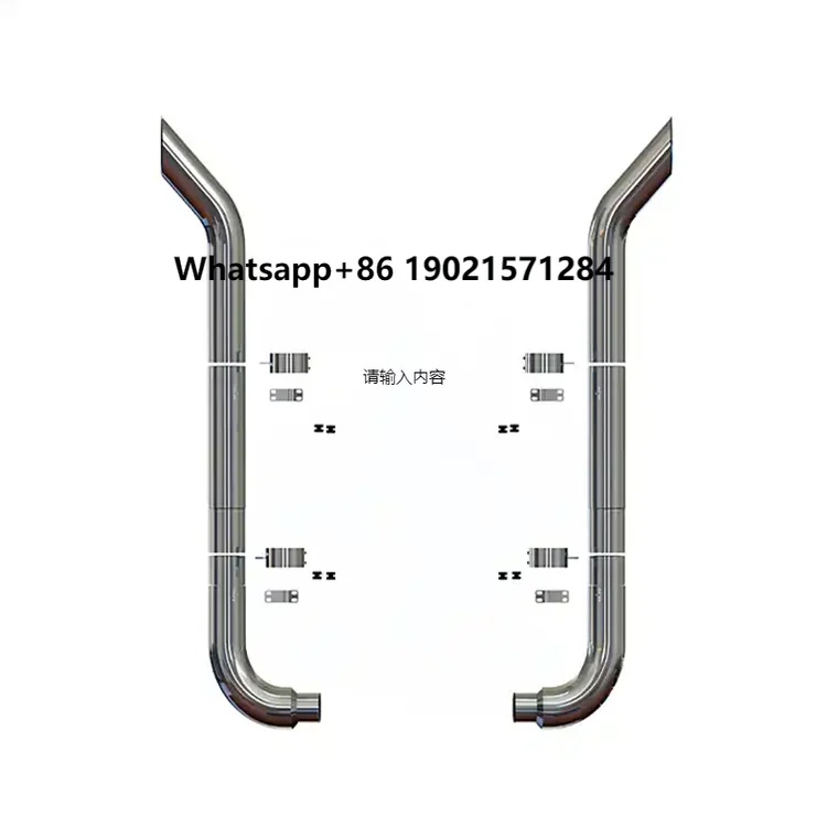 Factory Direct Sales 6" 7" 8" 30 Degree Turnout 304 Stainless Steel Auto Parts Exhaust Stack Kits
Factory Direct Sales 6" 7" 8" 30 Degree Turnout 304 Stainless Steel Auto Parts Exhaust Stack Kits