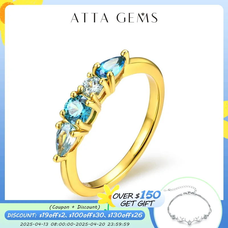 ATTAGEMS S925 Sterling Silver Sea Blue 5A Zircon Rings for Women Men Yellow Gold Plated Ring Fine Jewelry Birthday Party Gift
ATTAGEMS S925 Sterling Silver Sea Blue 5A Zircon Rings for Women Men Yellow Gold Plated Ring Fine Jewelry Birthday Party Gift