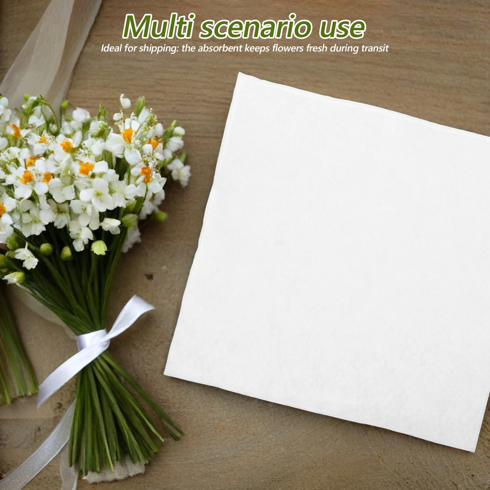 10pcs Flowers Moisturizing Absorbent Florist Paper Bouquet Bridal Shower Wrapping Supplies Water Retaining Sheets
10pcs Flowers Moisturizing Absorbent Florist Paper Bouquet Bridal Shower Wrapping Supplies Water Retaining Sheets