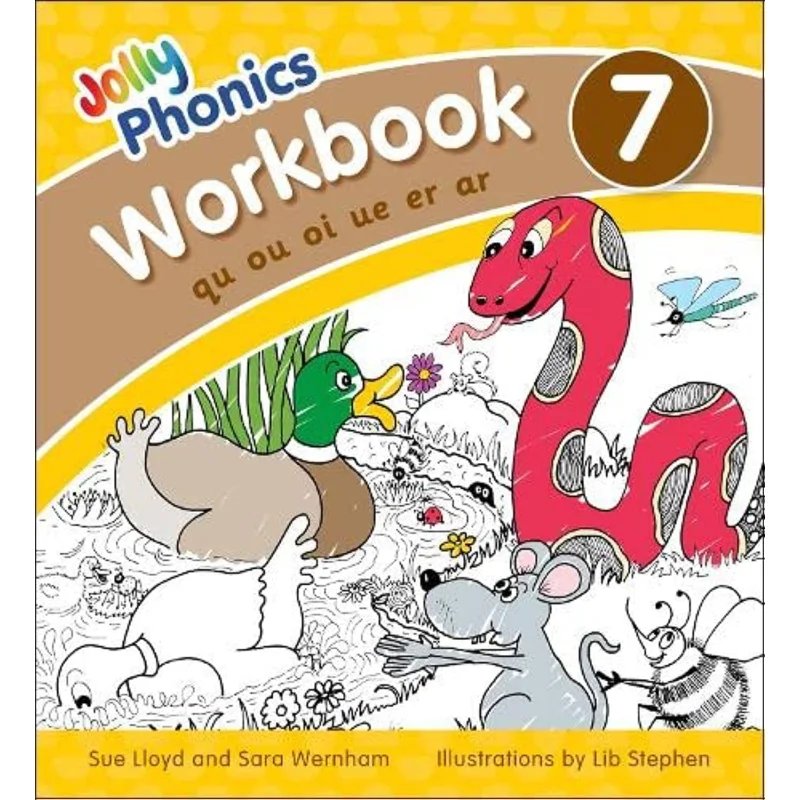 Рабочая тетрадь Jolly Phonics 7, НОВОЕ ИЗДАНИЕ Sara Wernham Jolly Learning Ltd 9781844146574, книга 
Рабочая тетрадь Jolly Phonics 7, НОВОЕ ИЗДАНИЕ Sara Wernham Jolly Learning Ltd 9781844146574, книга