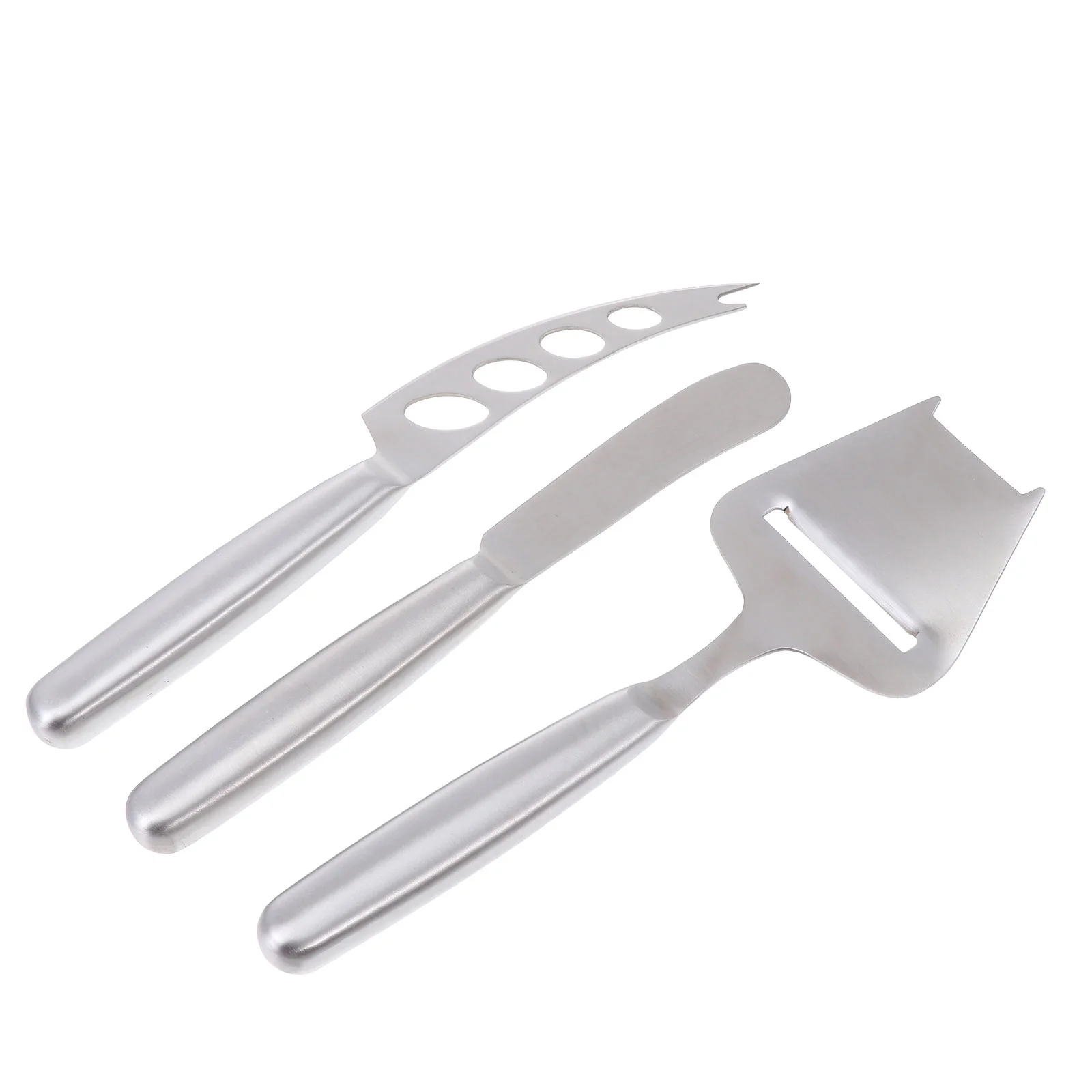 3 Pcs Piece Butter Knife Set Stainless Steel Cheese Cutters Bread Slicers Kitchen Domestic
3 Pcs Piece Butter Knife Set Stainless Steel Cheese Cutters Bread Slicers Kitchen Domestic