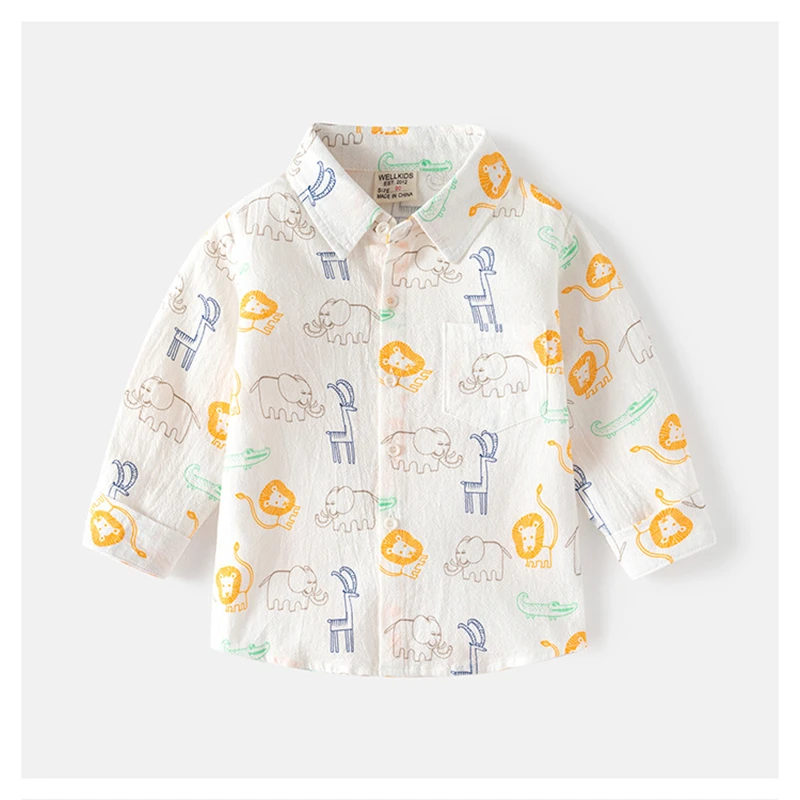 2-6T spring autumn children kids boys fashion cartoon cotton full sleeve shirt
2-6T spring autumn children kids boys fashion cartoon cotton full sleeve shirt