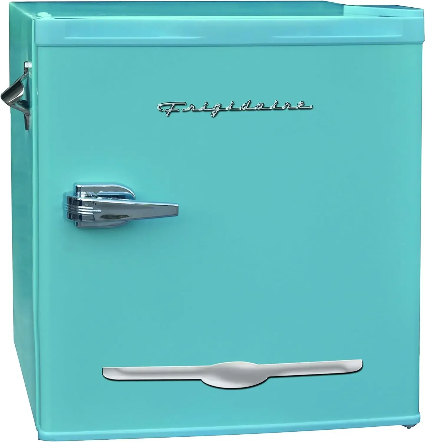 Blue Retro 1.6 cu ft Fridge with Side Bottle Opener - Perfect for The Office, Dorm Room, or Cabin Decor
Blue Retro 1.6 cu ft Fridge with Side Bottle Opener - Perfect for The Office, Dorm Room, or Cabin Decor