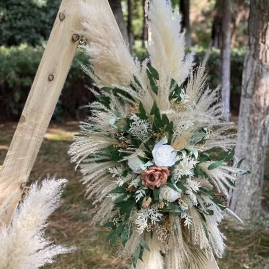 Natural Pampas Berry Dried Flower Arrangement DIY Boho Arch Decor Handmade Rustic Floral Piece for Wedding or Home in Lush Fore
Natural Pampas Berry Dried Flower Arrangement DIY Boho Arch Decor Handmade Rustic Floral Piece for Wedding or Home in Lush Fore