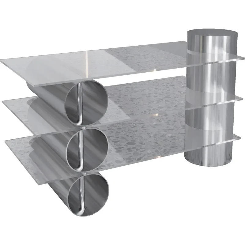 Clothing store display stand, stainless steel acrylic display table
Clothing store display stand, stainless steel acrylic display table