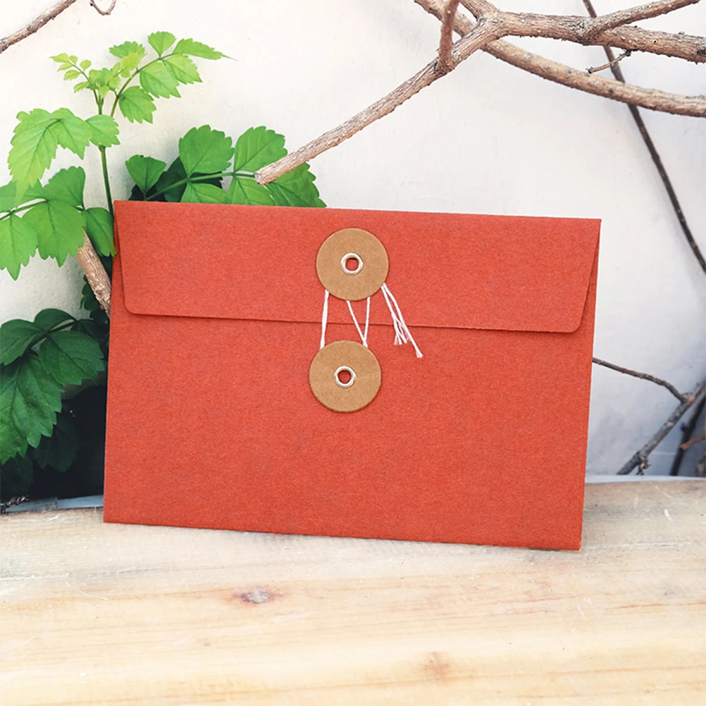 8Pcs Multifunctional Vintage Paper Envelopes Thickened String Closure File Bags Creative Storage Bags for School Office
8Pcs Multifunctional Vintage Paper Envelopes Thickened String Closure File Bags Creative Storage Bags for School Office