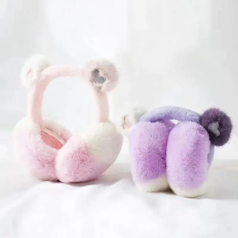 Creative Two-color Heart-shaped Pattern Earmuffs Winter Soft Skin Friendly Windproof Cold Proof and Foldable Women's Ear Covers
Creative Two-color Heart-shaped Pattern Earmuffs Winter Soft Skin Friendly Windproof Cold Proof and Foldable Women's Ear Covers