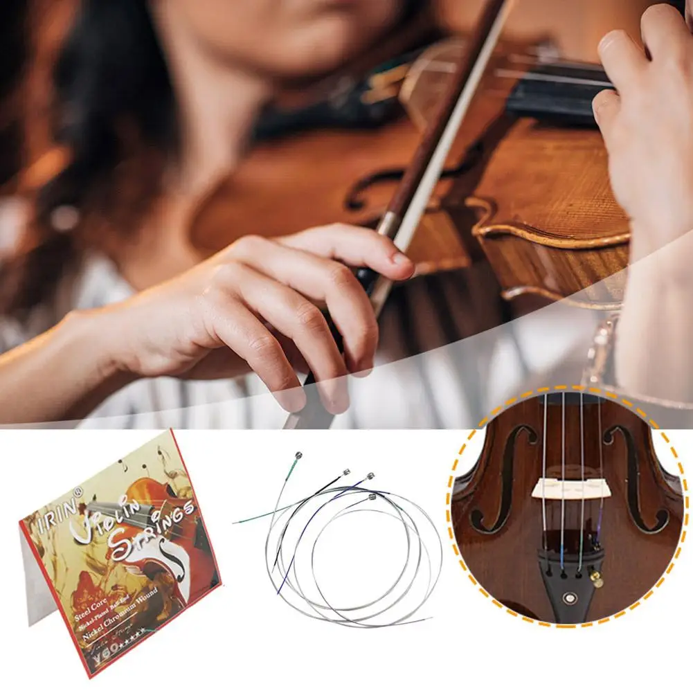 Professional Violin Strings Nickel Silver Wound for 4/4 3/4 1/2 1/4 Violin Musical Instrument Parts & Accessories S8S3
Professional Violin Strings Nickel Silver Wound for 4/4 3/4 1/2 1/4 Violin Musical Instrument Parts & Accessories S8S3