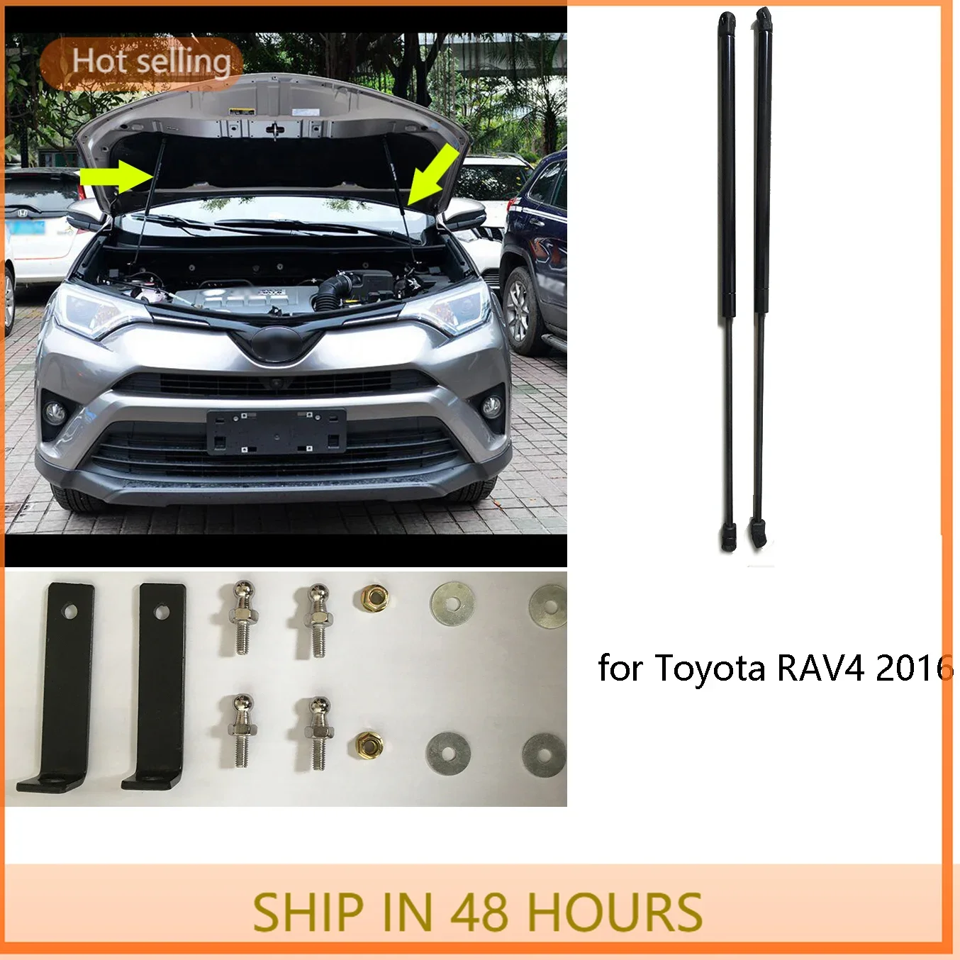 Car accessories for Toyota RAV4 2016 year Automotive Front Hood Engine Cover Hydraulic Rod Strut Spring Shock Bar car styling
Car accessories for Toyota RAV4 2016 year Automotive Front Hood Engine Cover Hydraulic Rod Strut Spring Shock Bar car styling