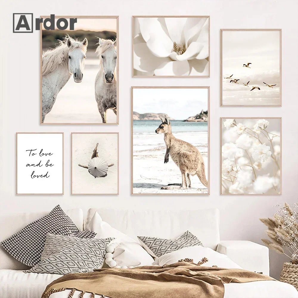 Beige White Flower Poster Beach Grass Bridge Canvas Pictures Horse Wall Art Print Landscape Painting Nordic Posters Home Decor
Beige White Flower Poster Beach Grass Bridge Canvas Pictures Horse Wall Art Print Landscape Painting Nordic Posters Home Decor