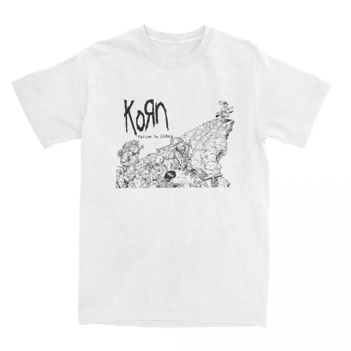 Men T-shirt Korn Rock Band Fun 100% Cotton Tees Short Sleeve T Shirt Round Neck Tops Summer
Men T-shirt Korn Rock Band Fun 100% Cotton Tees Short Sleeve T Shirt Round Neck Tops Summer