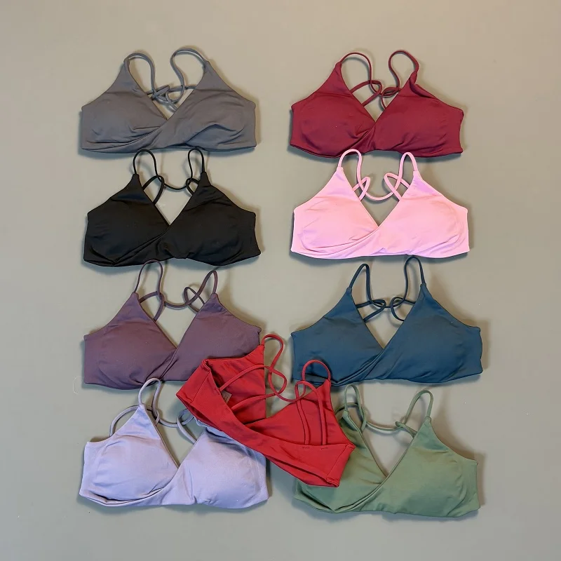 Vision Sports Bra Women Thin Strap Cross Back Yoga Bra Removable Pad Breathable Quick Dry Fitness Gym Running Workout Activewear
Vision Sports Bra Women Thin Strap Cross Back Yoga Bra Removable Pad Breathable Quick Dry Fitness Gym Running Workout Activewear