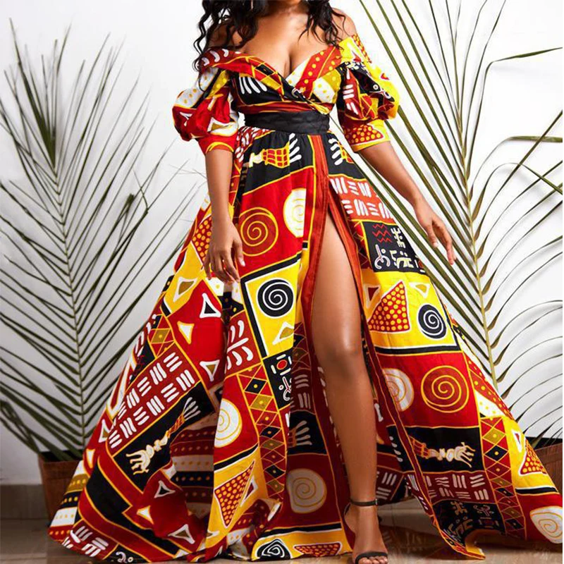 Sexy V Neck Backless Maxi Dress Women African Dashiki Dress Evening Party African Dresses Women Africa Clothing Robe Africaine
Sexy V Neck Backless Maxi Dress Women African Dashiki Dress Evening Party African Dresses Women Africa Clothing Robe Africaine