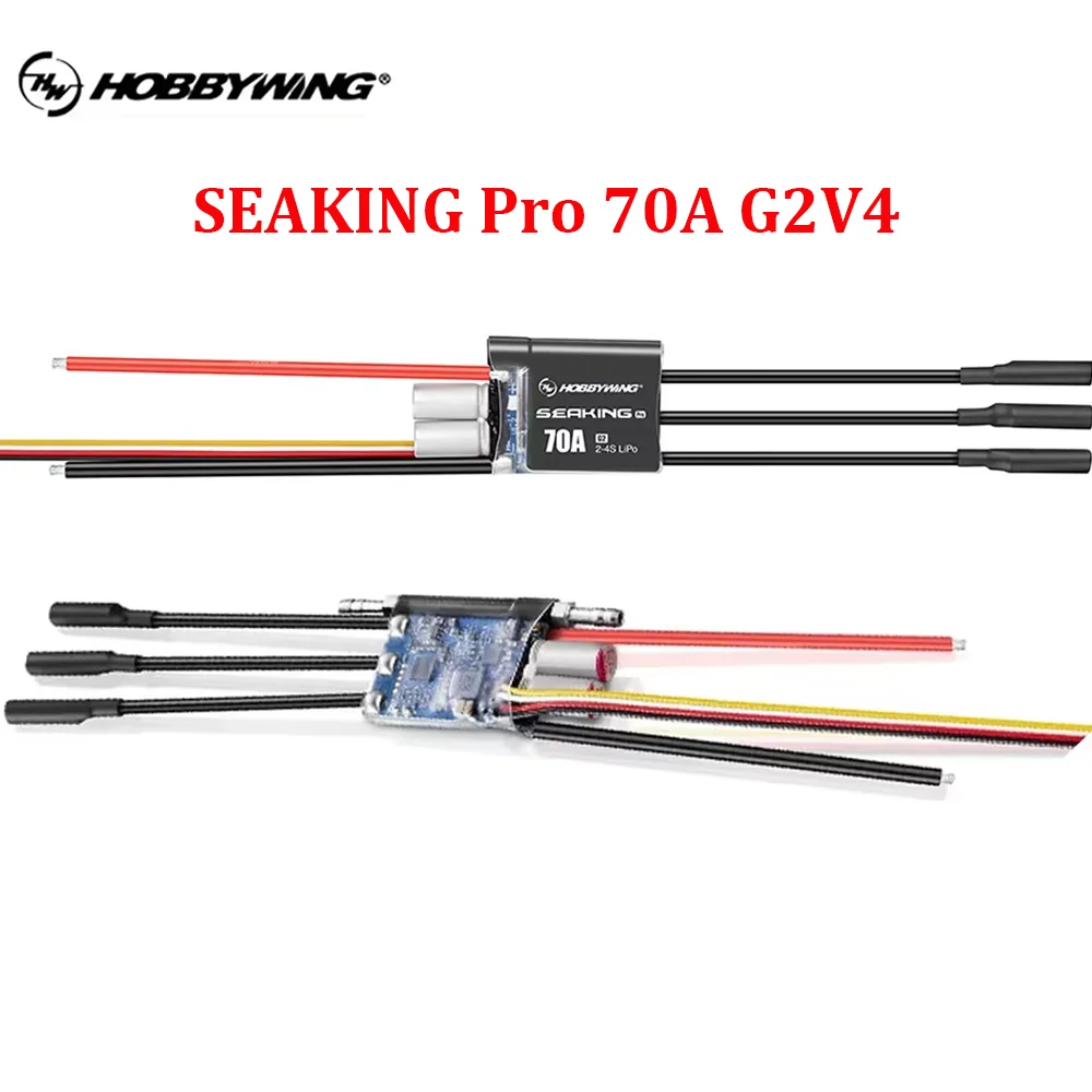 Hobbywing Seaking PRO 70A G2 Бессенсорный ESC 2-4S LiPo для соревновательных лодок Mini Mono/ECO/Hydro RC
Hobbywing Seaking PRO 70A G2 Бессенсорный ESC 2-4S LiPo для соревновательных лодок Mini Mono/ECO/Hydro RC