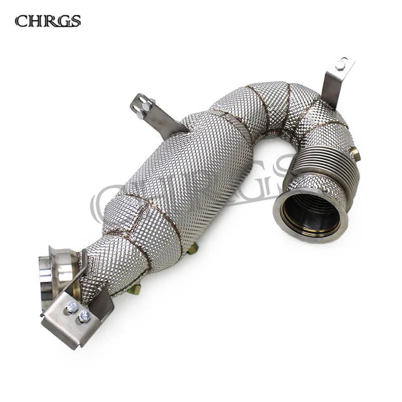 Catted Exhaust Downpipe For Mercedes-Benz GLE53 GT53 E53 AMG 3.0T 2020-2024 Stainless Steel Sport Car Downpipe with catalyst
Catted Exhaust Downpipe For Mercedes-Benz GLE53 GT53 E53 AMG 3.0T 2020-2024 Stainless Steel Sport Car Downpipe with catalyst