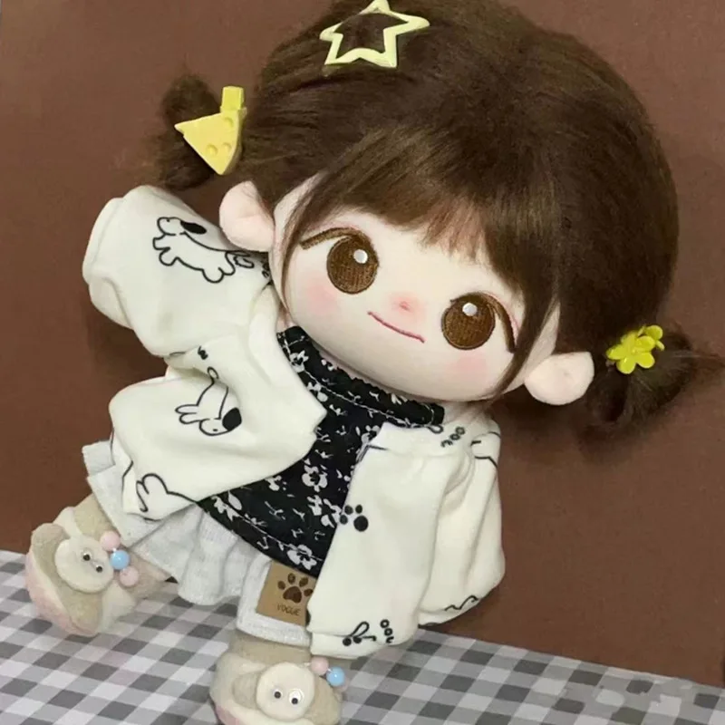 Cute 20cm Doll Clothes Handmade Knitwear Set, Soft Cotton Yarn Sweater Outfit, Fashion Kawaii Replacement Wardrobe for Plush Dol
Cute 20cm Doll Clothes Handmade Knitwear Set, Soft Cotton Yarn Sweater Outfit, Fashion Kawaii Replacement Wardrobe for Plush Dol