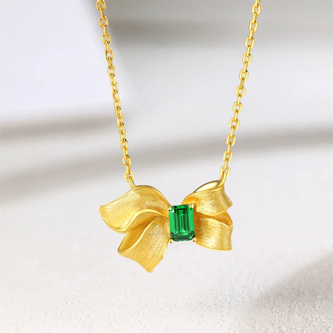Metalworking Bow Necklace S925 Silver Brushed Craft Fashion Color Treasure High-end Flat Replacement Collarbone Chain
Metalworking Bow Necklace S925 Silver Brushed Craft Fashion Color Treasure High-end Flat Replacement Collarbone Chain
