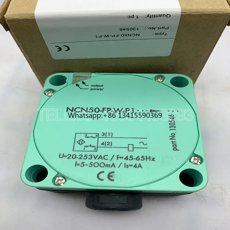 High Quality NCN50-FP-W-P2 NCN50-FP-W-P3 Original Genuine Inductive Proximity Sensor in Stock
High Quality NCN50-FP-W-P2 NCN50-FP-W-P3 Original Genuine Inductive Proximity Sensor in Stock