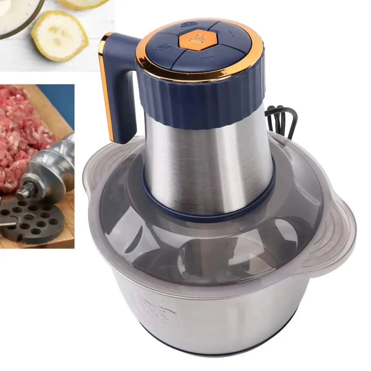 Мощная электрическая мясорубка мощностью 500 Вт — измельчитель из нержавеющей стали 5 л для мяса, овощей, фруктов, орехов
Мощная электрическая мясорубка мощностью 500 Вт — измельчитель из нержавеющей стали 5 л для мяса, овощей, фруктов, орехов