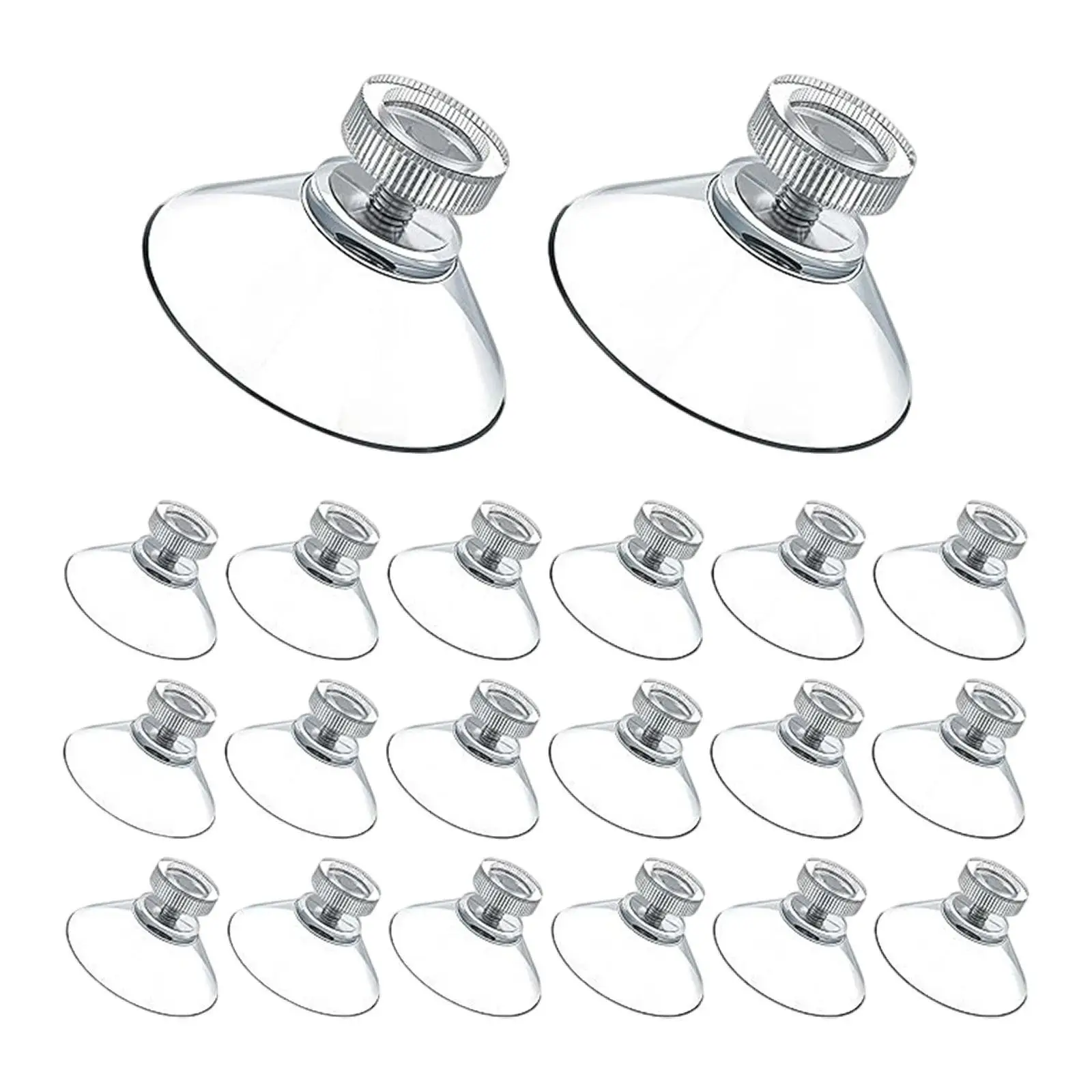 20Pcs Suction Cups Multifunctional Reusable Portable with M4 Screw Nut Suction Holder for Window Door Car Bathroom Glass Mirror
20Pcs Suction Cups Multifunctional Reusable Portable with M4 Screw Nut Suction Holder for Window Door Car Bathroom Glass Mirror