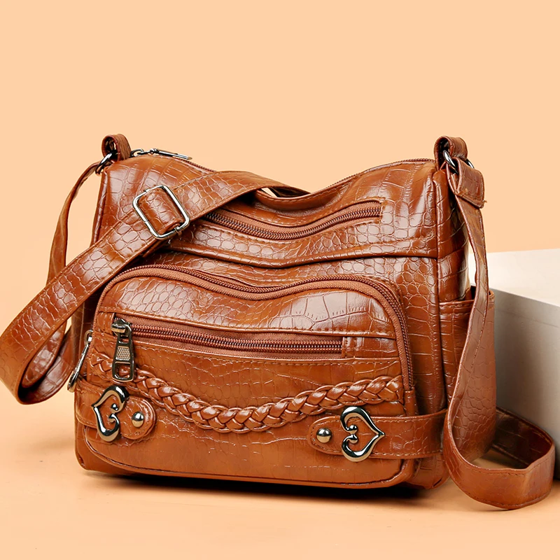 High Quality Women Multi-pocket Styles Designer Handbags Travel Shoulder Bags Soft PU Leather Casual Messenger Bag
High Quality Women Multi-pocket Styles Designer Handbags Travel Shoulder Bags Soft PU Leather Casual Messenger Bag