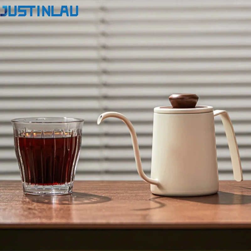 JUSTINLAU Pour-Over Coffee Pots 304 Stainless Steel Gooseneck Spout for Precise Flow Control Fine-Tip Drip Kettle Barista Tools
JUSTINLAU Pour-Over Coffee Pots 304 Stainless Steel Gooseneck Spout for Precise Flow Control Fine-Tip Drip Kettle Barista Tools