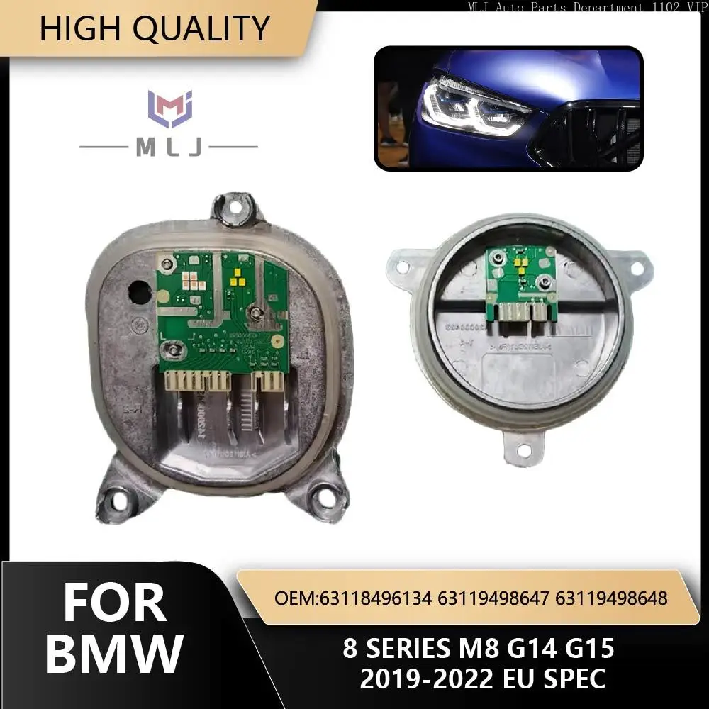 Для BMW 8 серии M8 G14 G15 2019-2022 (европейская спецификация) светодиодный модуль фары с белыми дневными ходовыми огнями (DRL) Angel Eye 63118496134 63119498647 63119498648
Для BMW 8 серии M8 G14 G15 2019-2022 (европейская спецификация) светодиодный модуль фары с белыми дневными ходовыми огнями (DRL) Angel Eye 63118496134 63119498647 63119498648