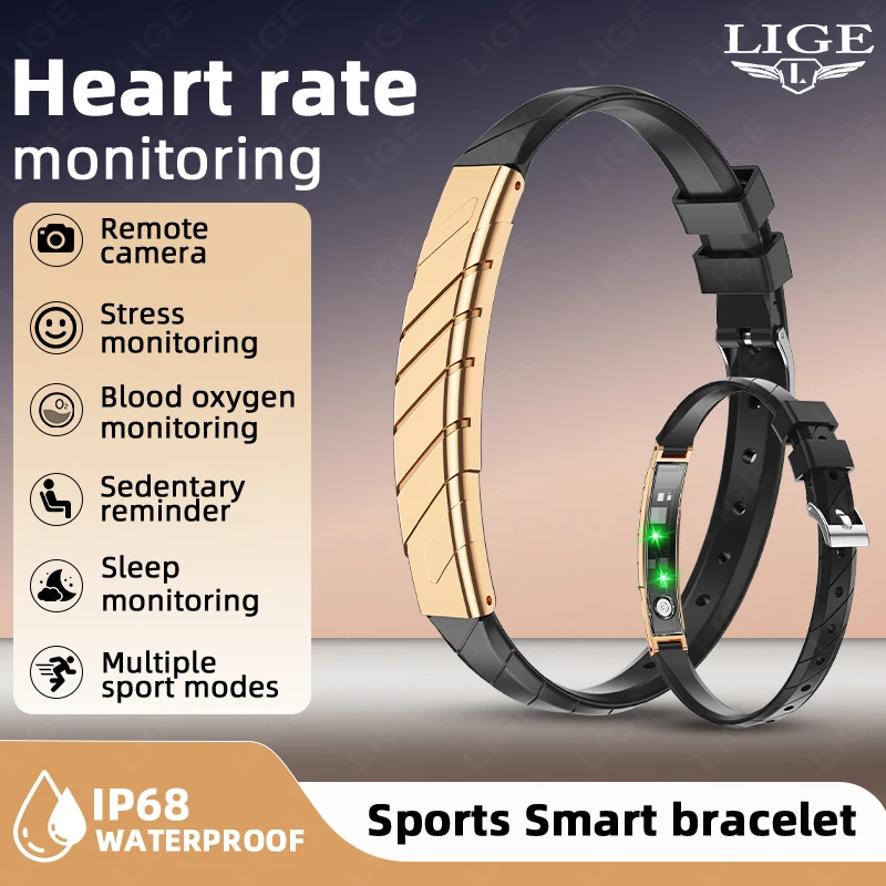 LIGE New Bluetooth Smart Bracelet Health Heart Rate Sleep Stress Monitoring Sport Fitness Tracker Smart Wristband For Women Men
LIGE New Bluetooth Smart Bracelet Health Heart Rate Sleep Stress Monitoring Sport Fitness Tracker Smart Wristband For Women Men