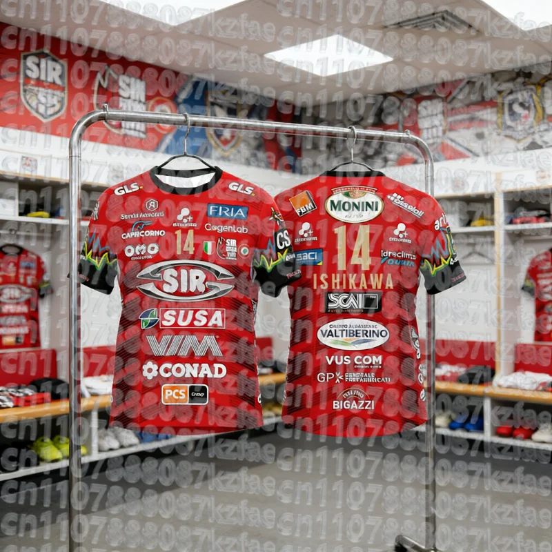Но... Футболка для волейбола 14 Volleyball Jersey Sir Safety Perugia, спортивная одежда для матчей, пляжная футболка, мужская футболка Ishikawa Home Champion, спортивная одежда FamilyMatching
Но... Футболка для волейбола 14 Volleyball Jersey Sir Safety Perugia, спортивная одежда для матчей, пляжная футболка, мужская футболка Ishikawa Home Champion, спортивная одежда FamilyMatching